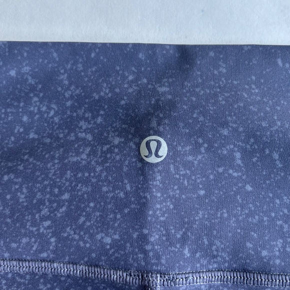 Lululemon Grey Blue Leggings size 4 - Picture 8 of 9
